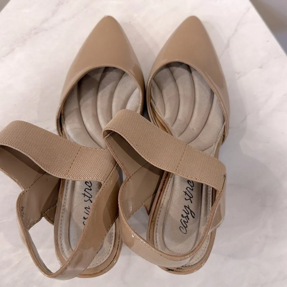 🔥Easy Street Elegant Tan Women's Heels🔥